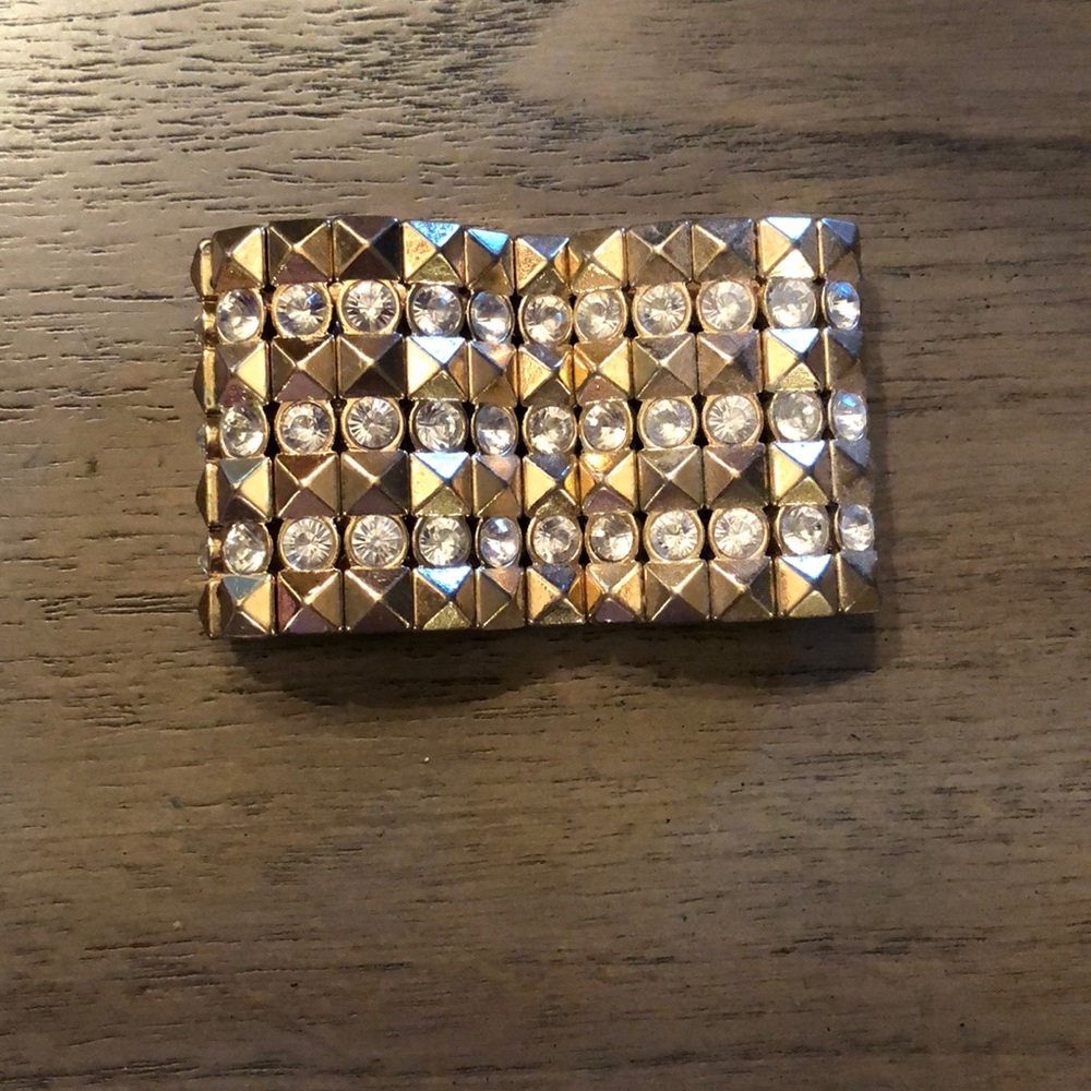 Gold/Rhinestone Bracelet